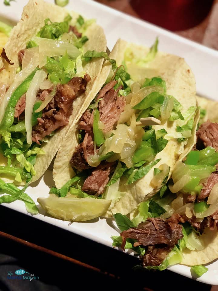 Short Rib Fajita Tacos at Barley Creek Brewing Company - Fall Fun in the Poconos: Visiting Bushkill Falls, Milford, and Jim Thorpe, PA | The Mama Maven Blog