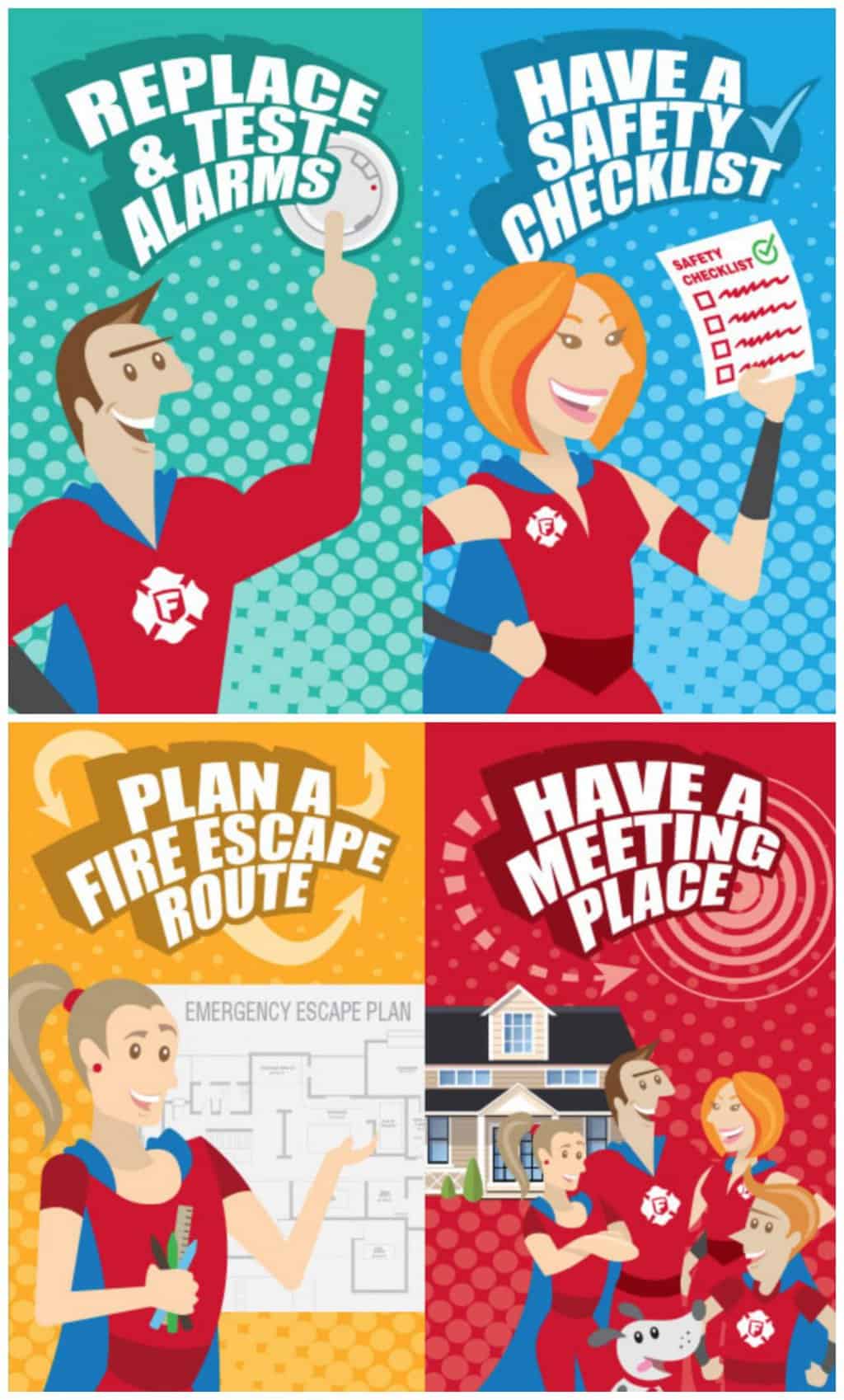 Fire Prevention Month Make Sure Your Family is A Super Prepared Family