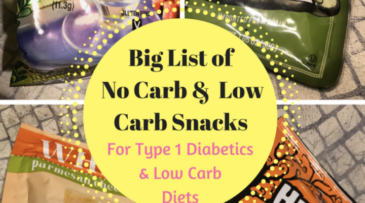 No Carb & Low Carb Snacks for Type 1 Diabetic Kids or Adults Or Low Carb Eaters | The Mama Maven Blog