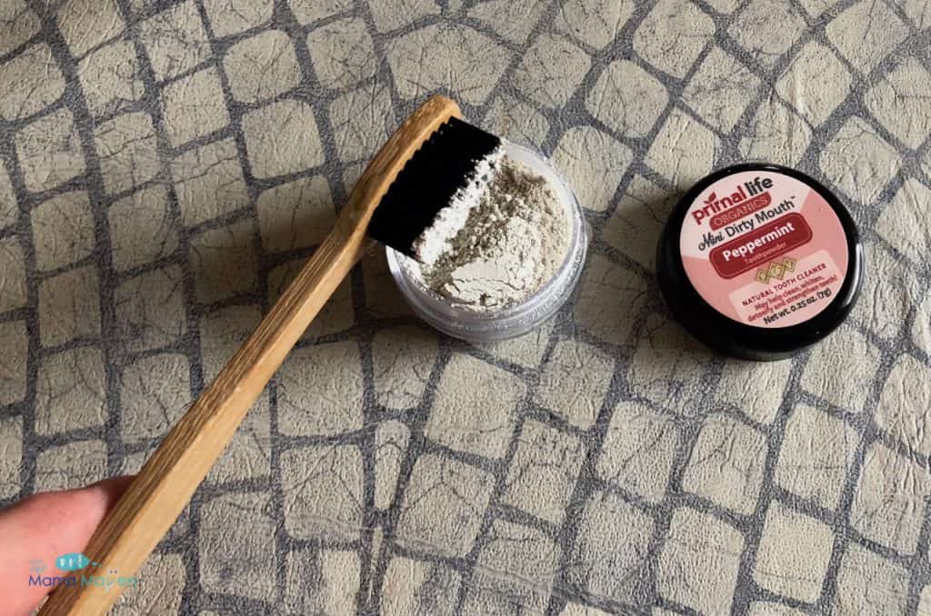 Have A Lean Clean and Green New Year with Babbleboxx - Primal Life Organics Toothpowder and Charcoal Toothbrush | The Mama Maven Blog