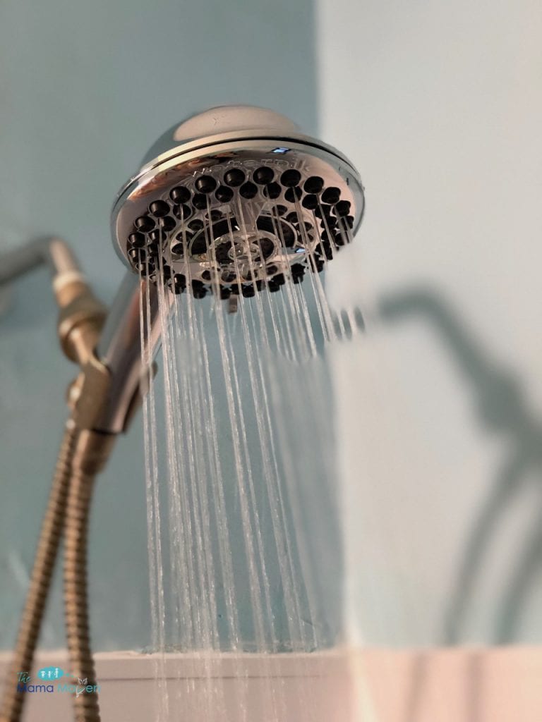 Have A Lean Clean and Green New Year with Babbleboxx - Waterpik Shower Head | The Mama Maven Blog