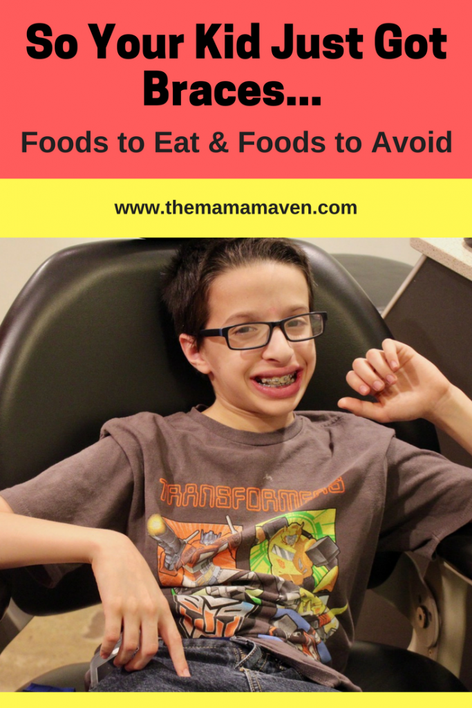 So Your Kid Just Got Braces: Foods to Eat and Foods to Avoid | The Mama Maven Blog