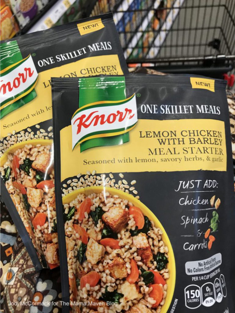 Knorr One Skillet Meals: Lemon Chicken with Barley Meal Starter - Perfect for Family Dinners!! | The Mama Maven Blog