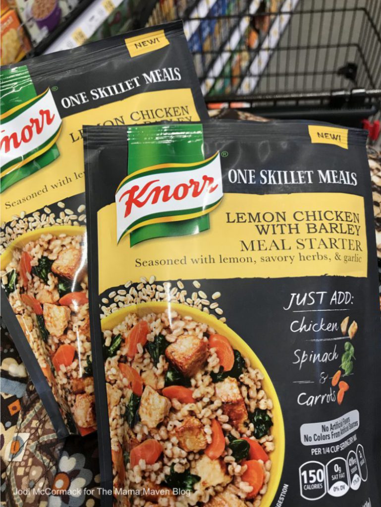 Knorr One Skillet Meals: Lemon Chicken with Barley Meal Starter - Perfect for Family Dinners!! | The Mama Maven Blog