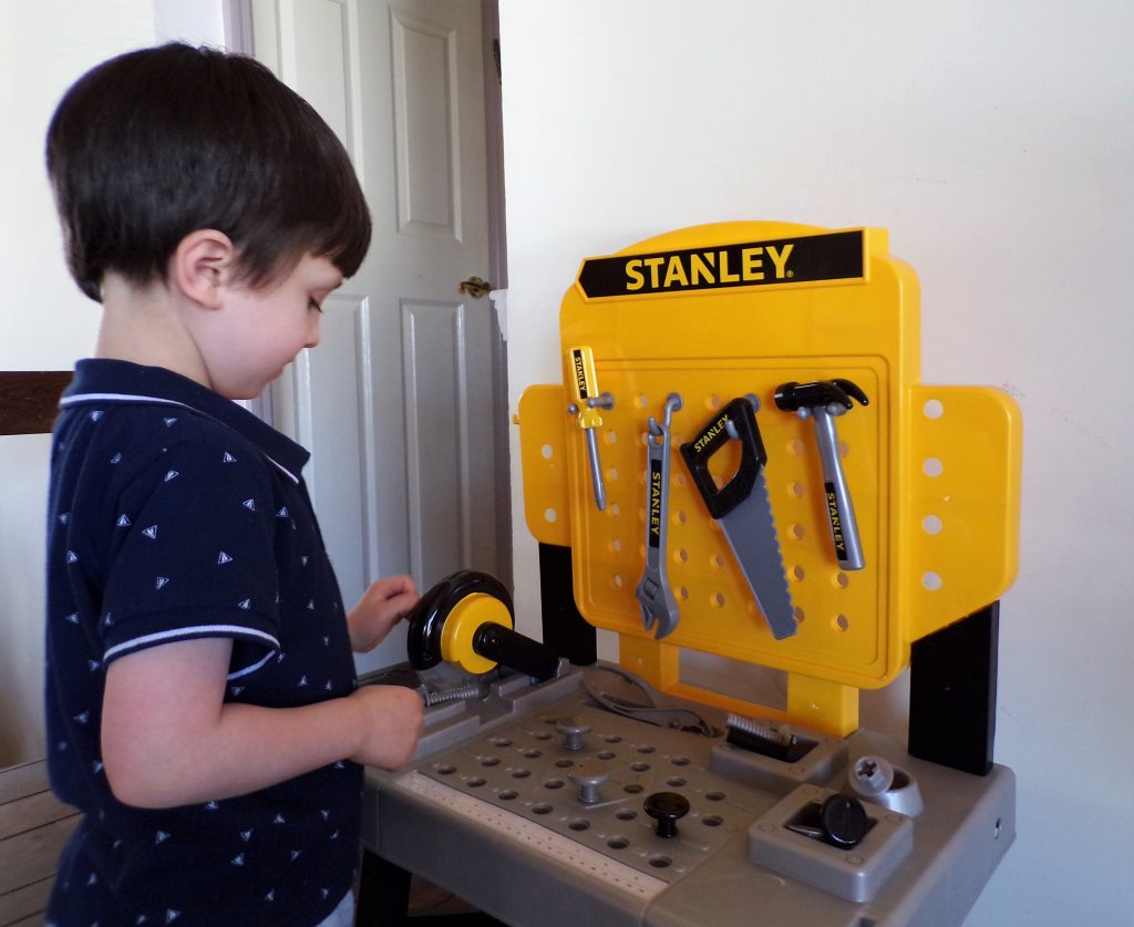 Easter Gift Idea: Mega Power N' Play Workbench by Stanley Jr | The Mama Maven Blog