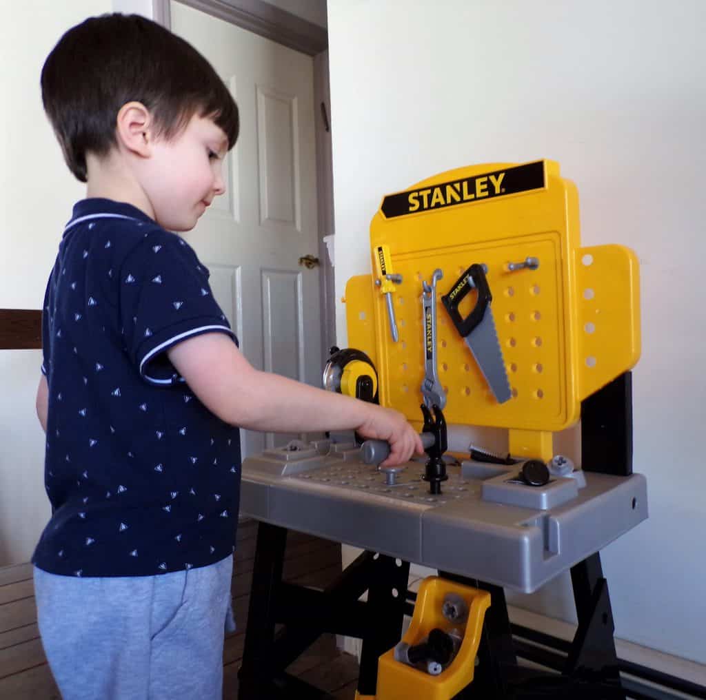 Easter Gift Idea: Mega Power N' Play Workbench by Stanley Jr | The Mama Maven Blog