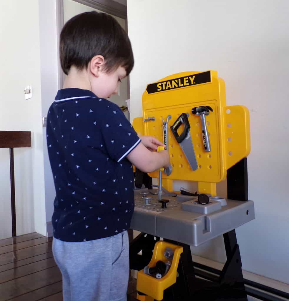 Easter Gift Idea: Mega Power N' Play Workbench by Stanley Jr | The Mama Maven Blog