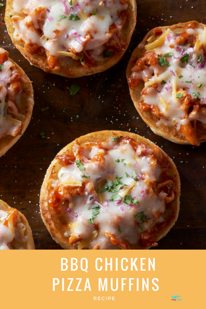 Yum! BBQ Chicken Pizza Muffins! Bays English Muffins Lets You Be A Pizza Genius! | The Mama Maven Blog