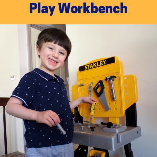Easter Gift Idea: Mega Power N' Play Workbench by Stanley Jr | The Mama Maven Blog