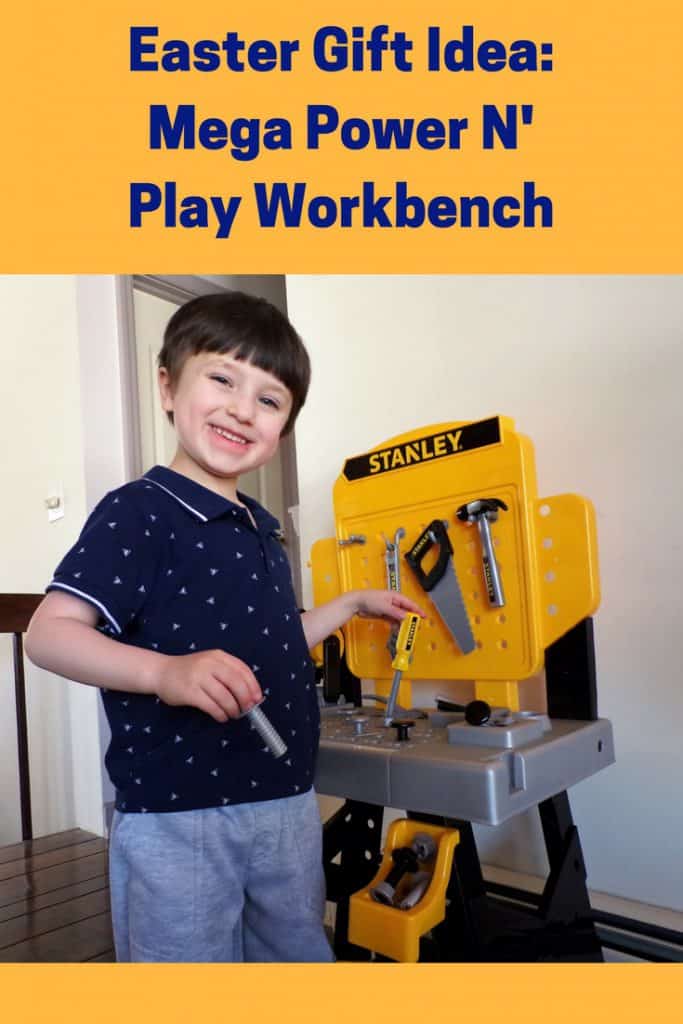 Easter Gift Idea: Mega Power N' Play Workbench by Stanley Jr | The Mama Maven Blog