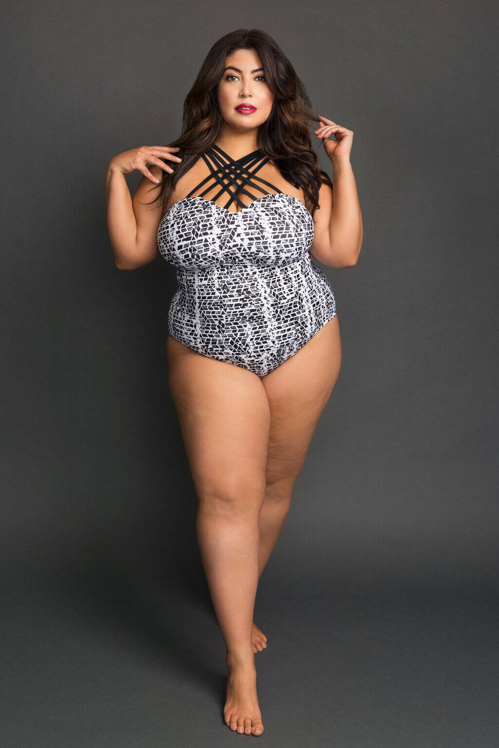 surfs up cute plus size swimwear picks from boutique at jcpenney jcpenney plus size bathing suits