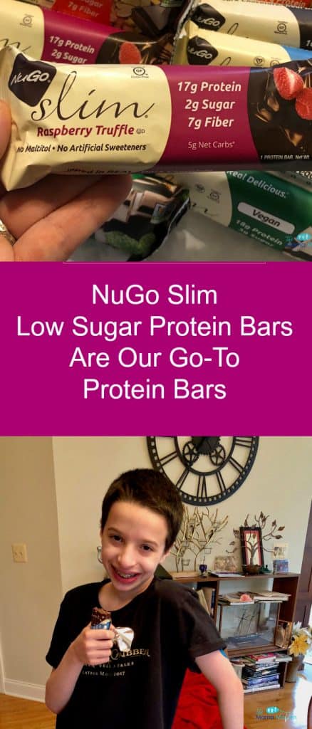 NuGo Slim Low Sugar Protein Bars Are Our Go-To Protein Bars #ad | The Mama Maven Blog