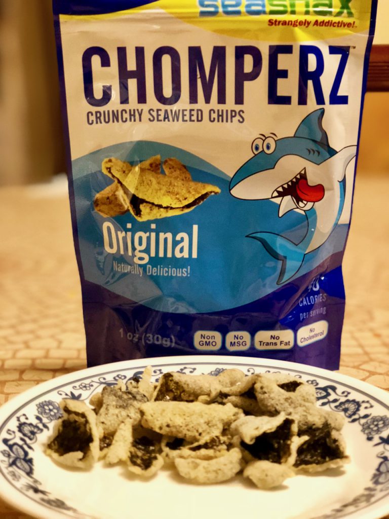 Awesome Low Carb Snacks: Seasnax Organic Roasted Seaweed Snack and Chomperz Crackers | The Mama Maven Blog