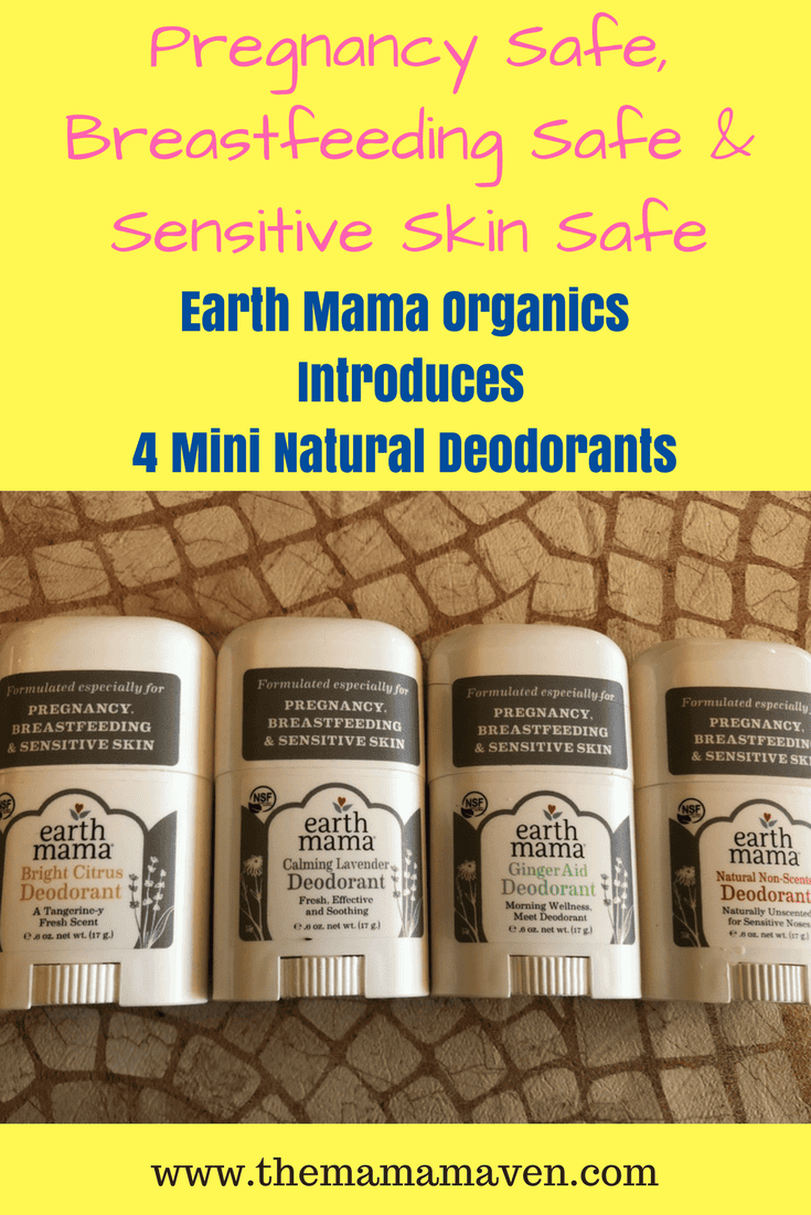 New Natural Deodorants from Earth Mama Organics