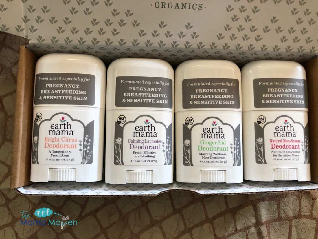 New Natural Deodorants from Earth Mama Organics