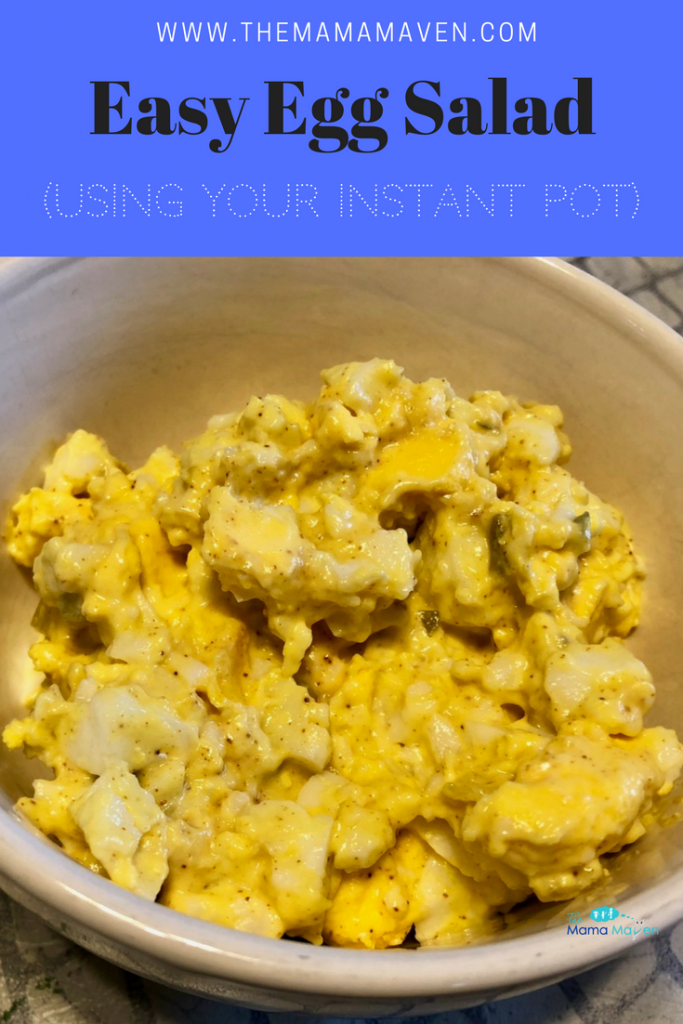 Make Easy Egg Salad (Using Your Instant Pot) | The Mama Maven Blog