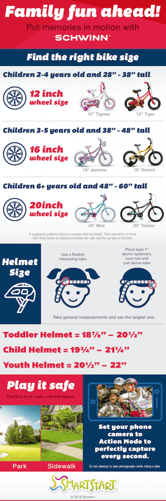 Schwinn Helmet Size Chart