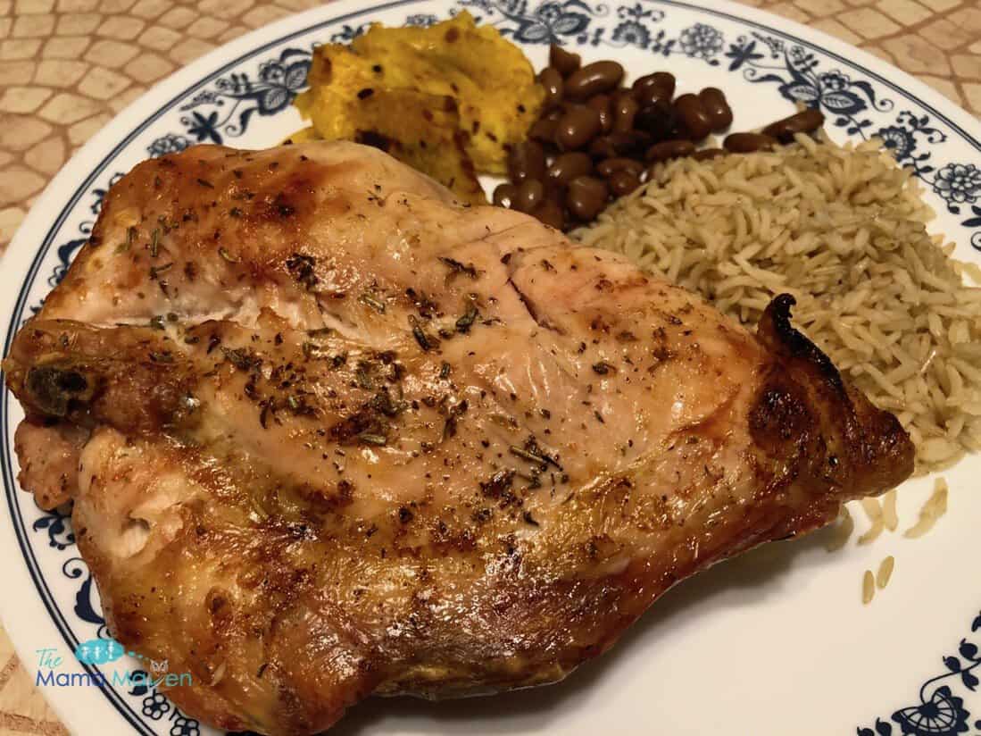 Simple Roasted Chicken with Mediterranean Seasoning