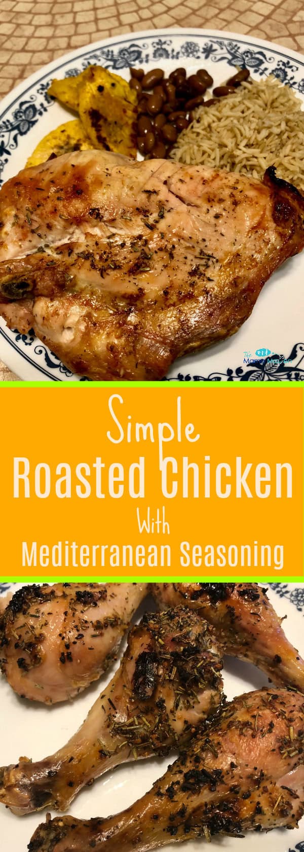 Simple Roasted Chicken with Mediterranean Seasoning