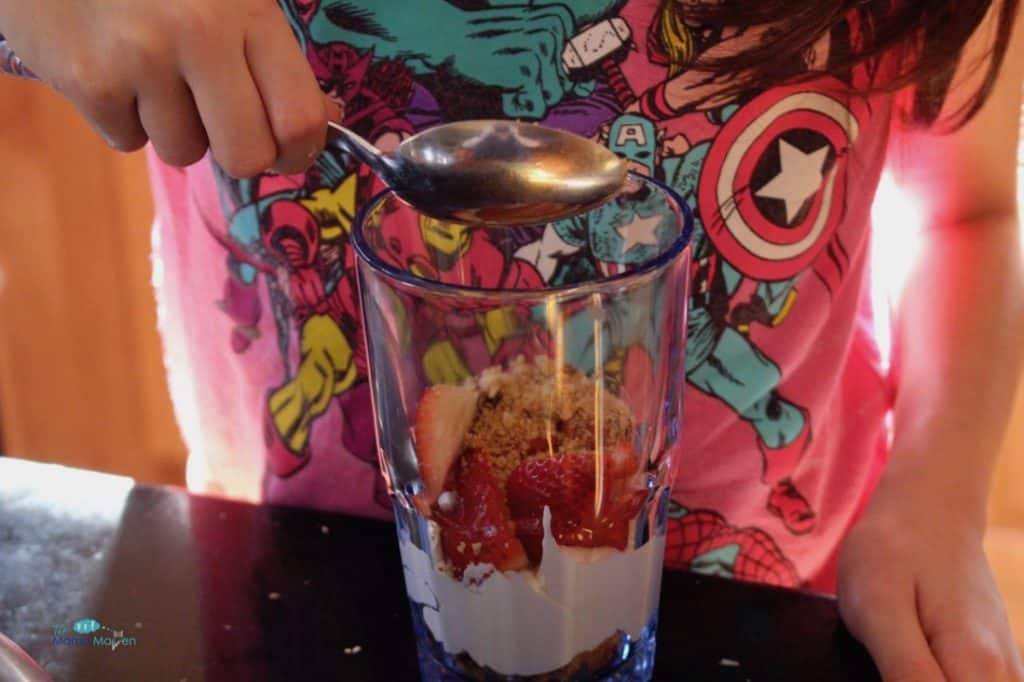 Red White and Blue No Bake Cheesecake Parfaits | The Mama Maven Blog