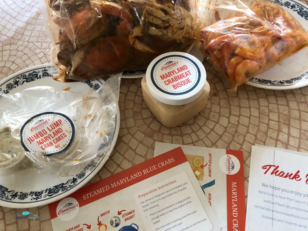 Cameron's Seafood: Delicious Maryland Crabs and Seafood Right to Your Door ( + giveaway and discount code) | The Mama Maven Blog