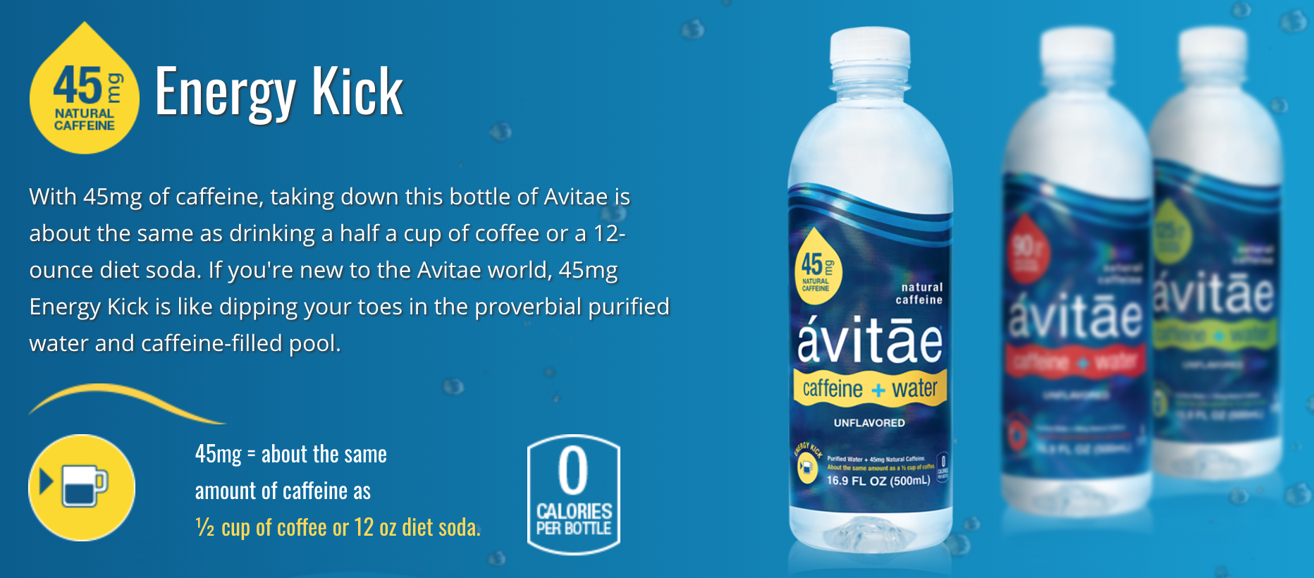Avitae Caffeinated Water Caffeine + Hydration is Pure Genius!