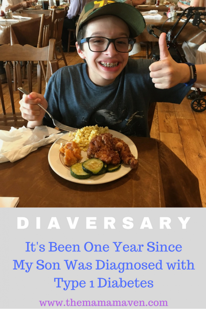 Diaversary: It's Been One Year Since My Son Was Diagnosed with Type 1 Diabetes | The Mama Maven Blog