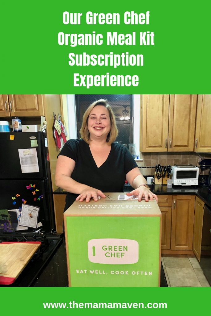 Our Green Chef Organic Meal Kit Subscription Experience