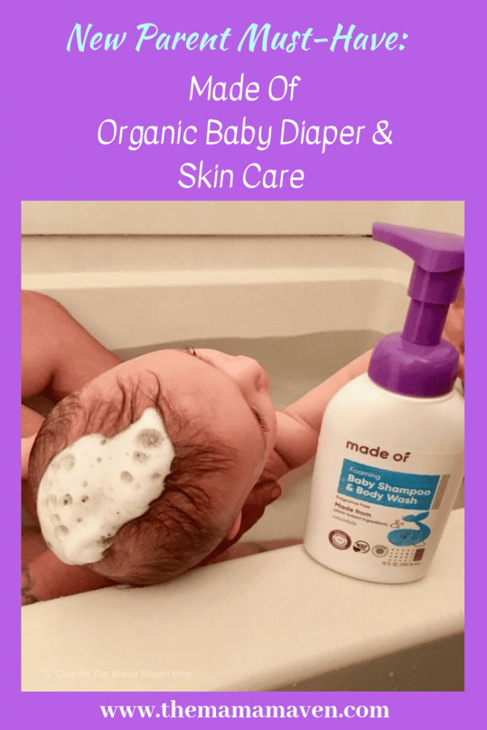 New Parent Must-Have: Made Of Organic Baby Diaper and Skin Care Line | The Mama Maven Blog