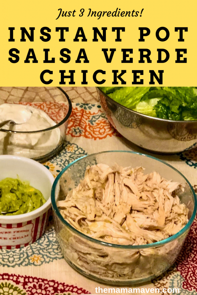Instant Pot Salsa Verde Chicken - Keto and Low Carb Friendly | The Mama Maven Blog