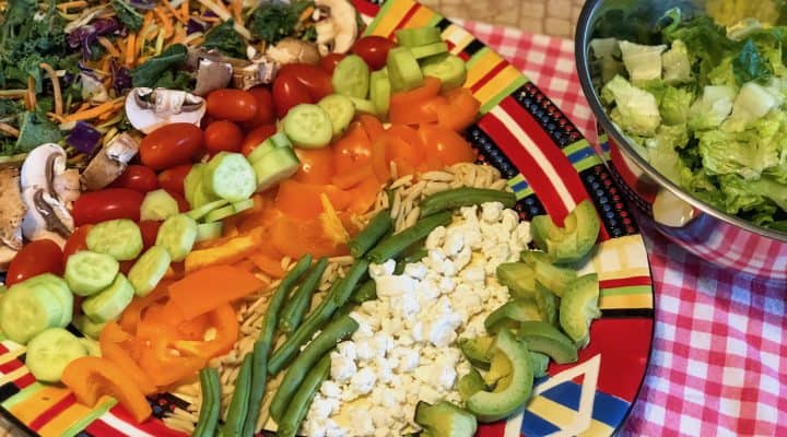 Rainbow Salad Platter