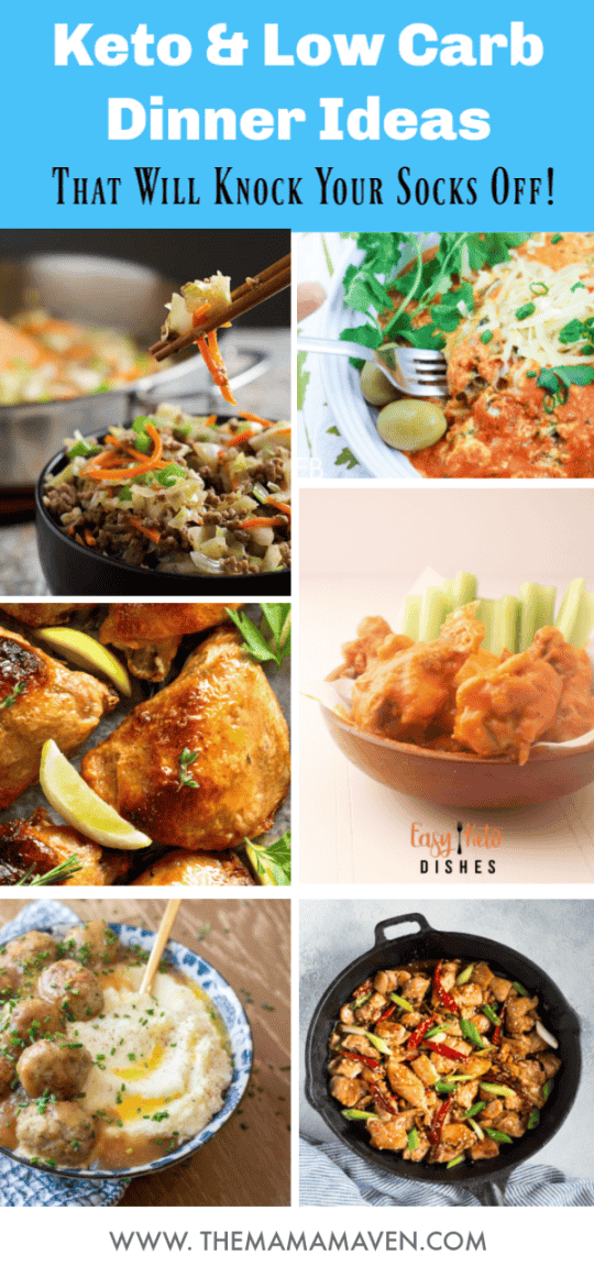 Keto and Low Carb Dinner Ideas That Will Knock Your Socks Off