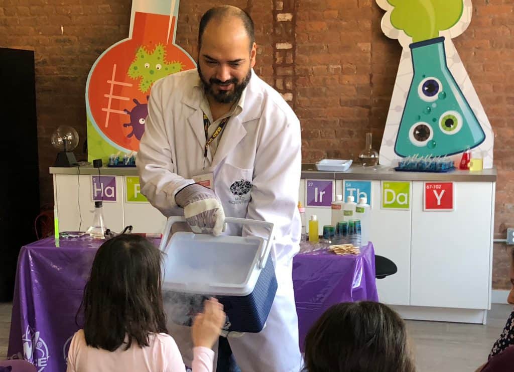 Mad Scientist STEM Birthday Party with Mad Science of NYC and Westchester | The Mama Maven Blog