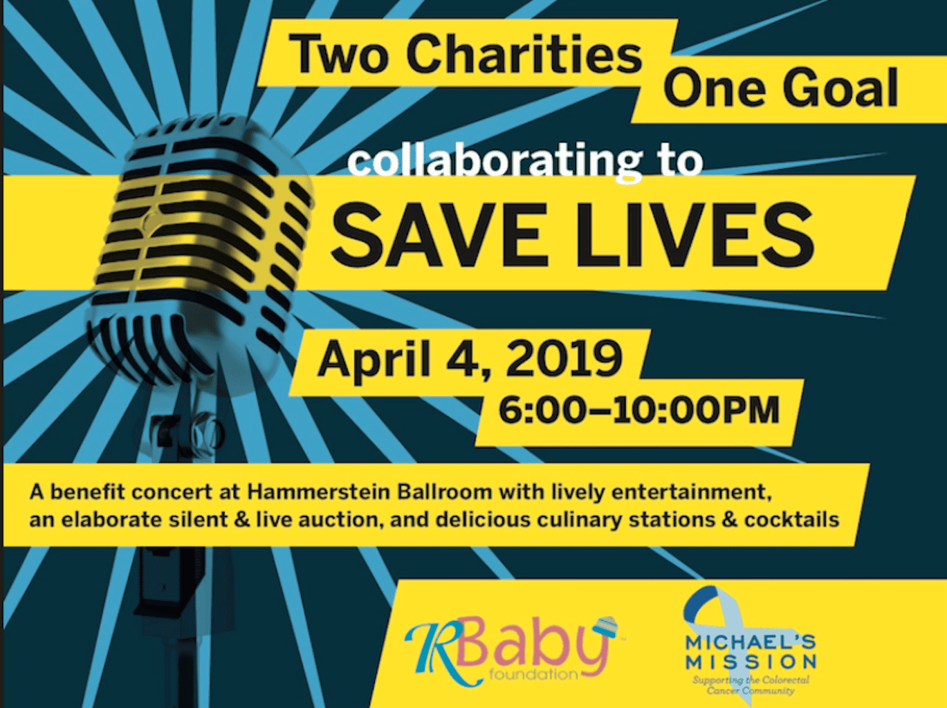 80's Themed Saving Lives Benefit Concert April 4 in NYC