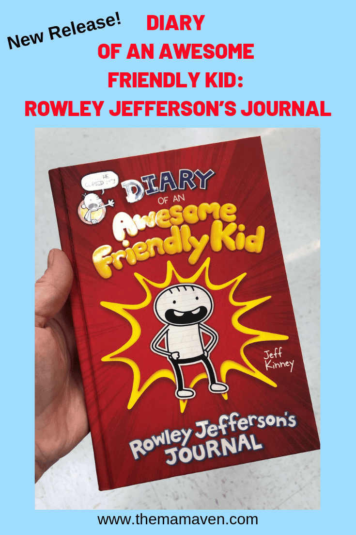 New Book Release Diary of An Awesome Friendly Kid Rowley Jefferson's Journal