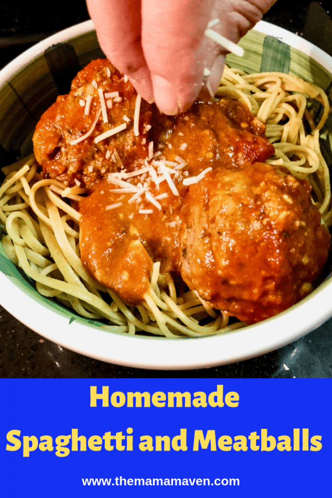 Homemade Spaghetti and Meatballs | The Mama Maven Blog