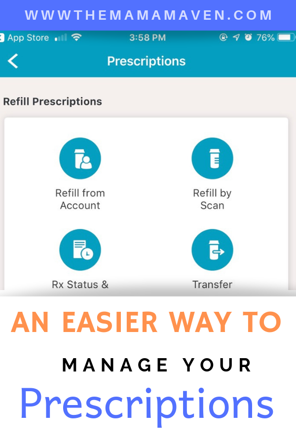 An Easier Way to Manage Your Prescriptions | The Mama Maven Blog