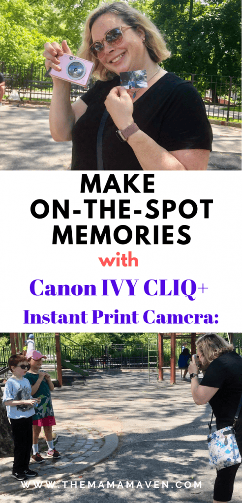 Make On-The-Spot Memories With Canon IVY CLIQ+ Instant Camera | The Mama Maven Blog