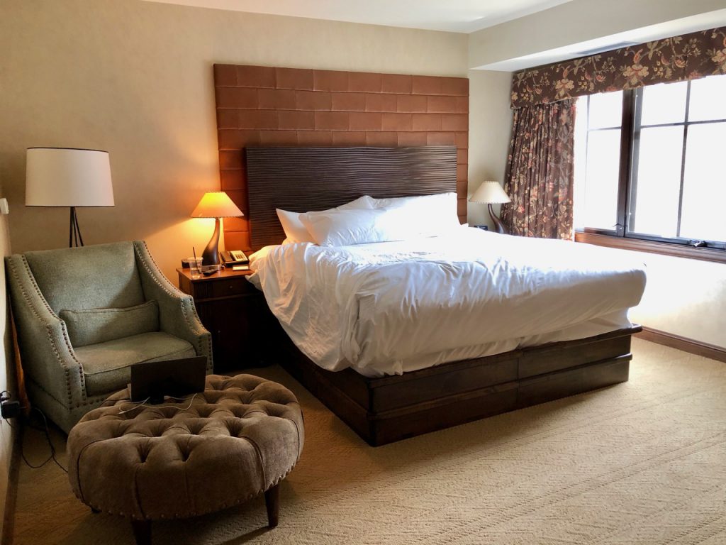 My king room was stunning. The bed was incredible. Telluride Colorado Visit and Depend Panel Recap | The Mama Maven Blog
