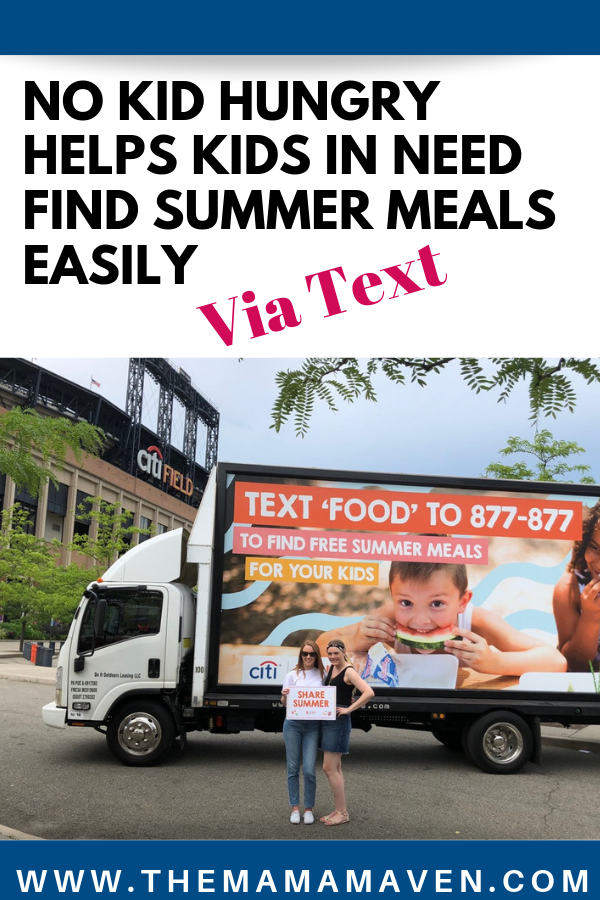 No Kid Hungry Helps Kids in Need Find Summer Meals Easily Via Text | The Mama Maven Blog