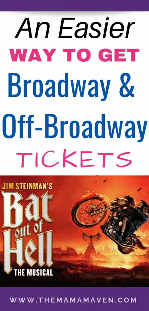 Bat Out of Hell The Musical + An Easier Way to Get Broadway Tickets | The Mama Maven Blog