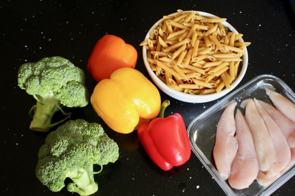 Sheet Pan Dinner: Roasted Chicken and Rainbow Veggies | The Mama Maven Blog