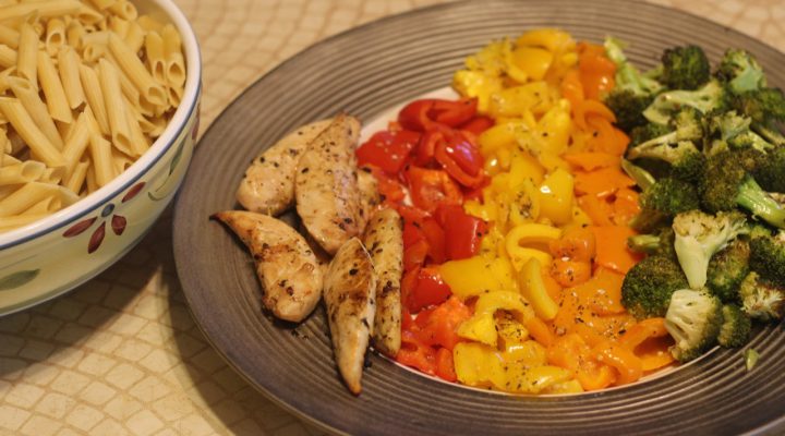 Sheet Pan Dinner: Roasted Chicken and Rainbow Veggies | The Mama Maven Blog