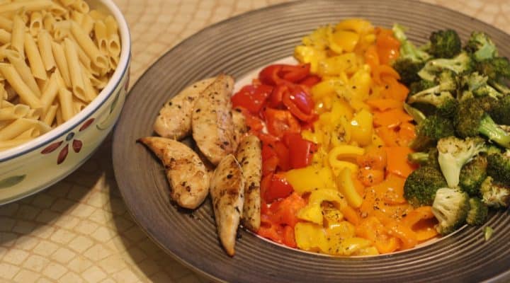 Sheet Pan Dinner: Roasted Chicken and Rainbow Veggies | The Mama Maven Blog