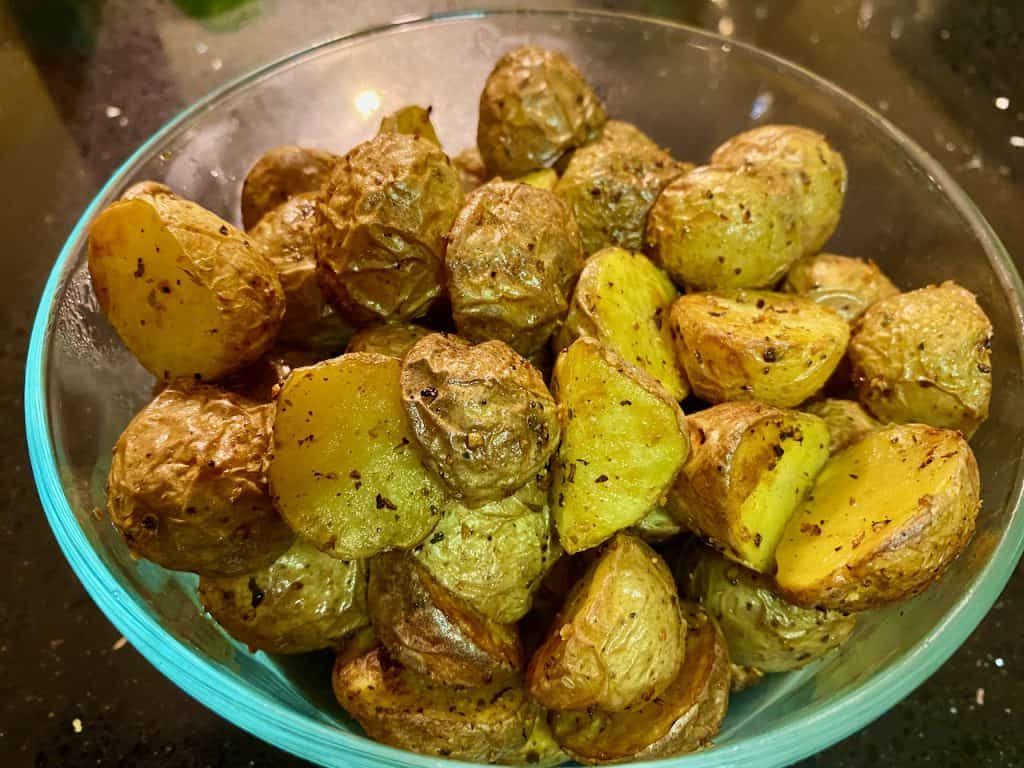 Air Fryer Potatoes in a bowl