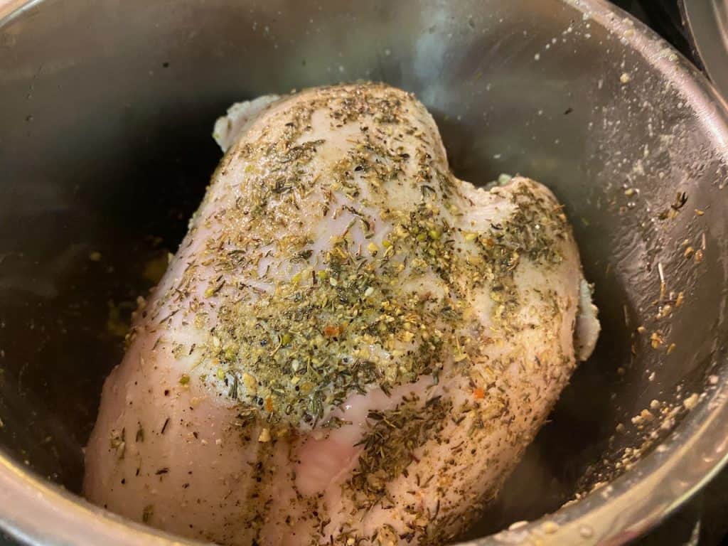 Brown Turkey Breast Instant Pot Turkey Breast | The Mama Maven Blog