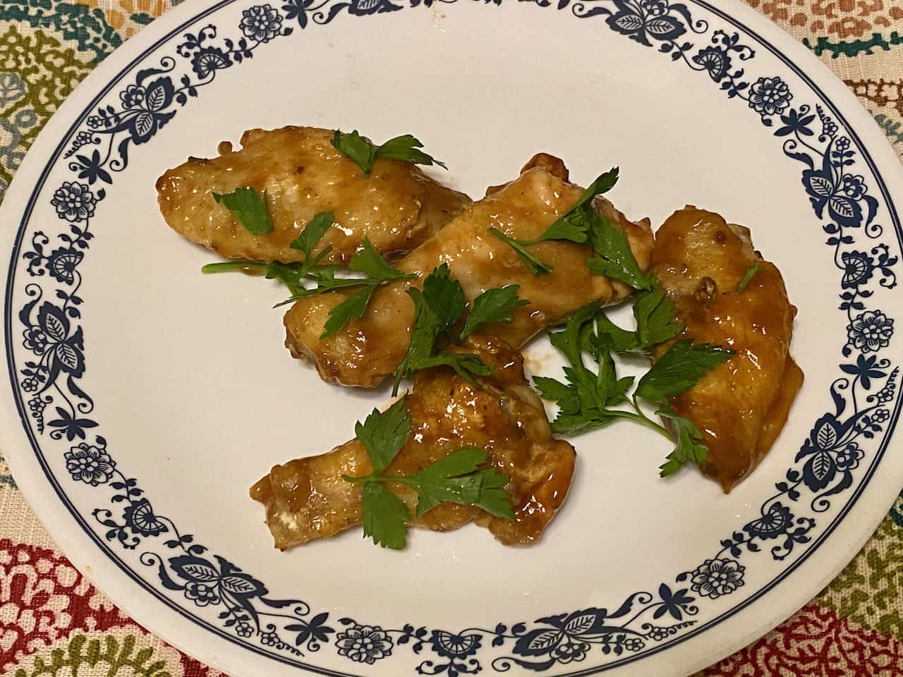 Air Fryer BBQ Chicken Wings (Using Frozen Wings)