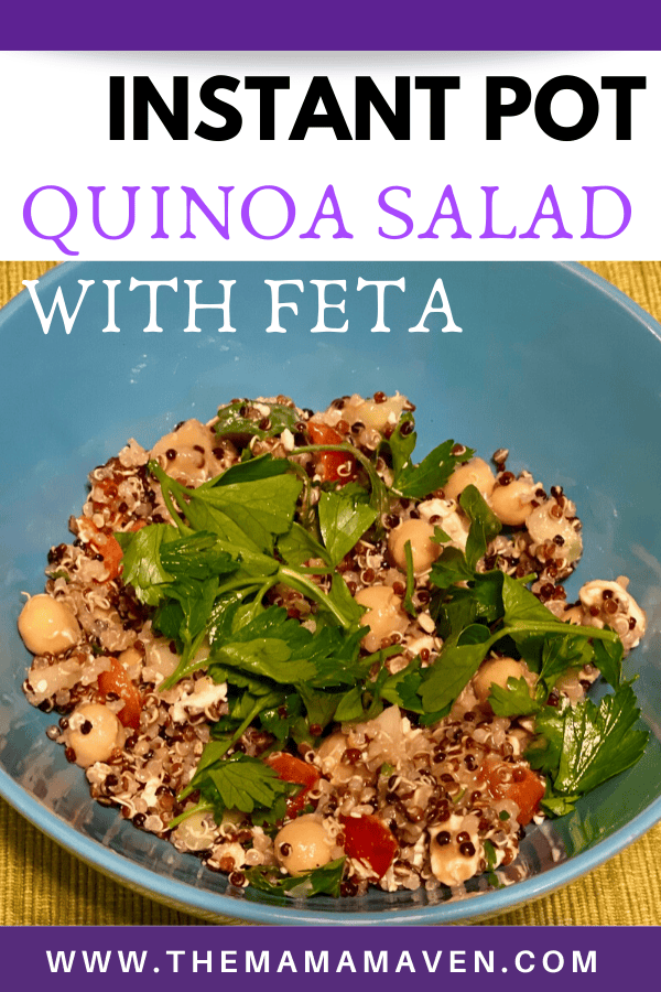 Instant Pot Quinoa Salad with Feta | The Mama Maven Blog