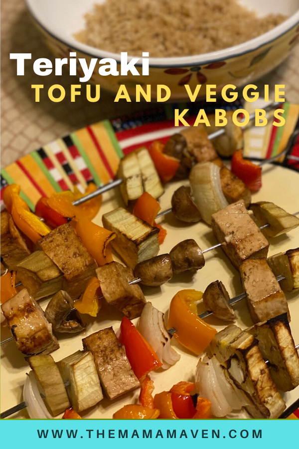 Teriyaki Tofu and Vegetable Kabobs