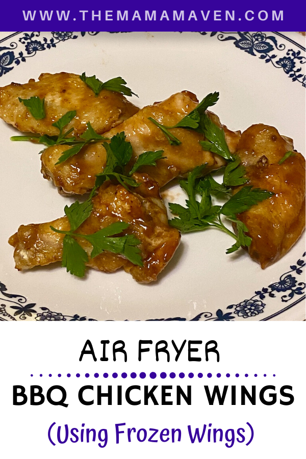 Air Fryer BBQ Chicken Wings | The Mama Maven Blog
